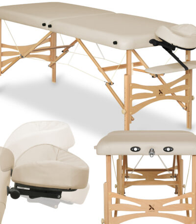 Habys lettino da massaggio pieghevole 60 cm beige Panda