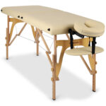 Habys lettino da massaggio pieghevole 60 cm beige Sonia