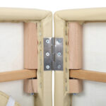 Habys lettino da massaggio pieghevole 60 cm beige Sonia
