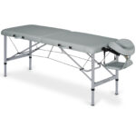 Habys lettino da massaggio pieghevole 60 cm grigio Aero Alu