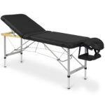 Habys lettino da massaggio pieghevole 60 cm nero Aero Plus