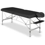 Habys lettino da massaggio pieghevole 60 cm nero Panda Alu