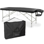 Habys lettino da massaggio pieghevole 60 cm nero Verona