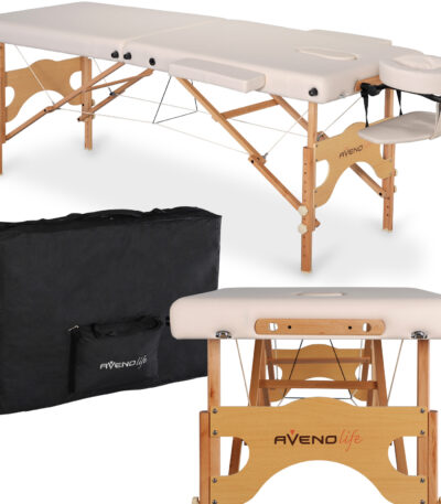 Habys lettino da massaggio pieghevole 64 cm beige Aura