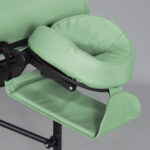 Habys lettino da massaggio pieghevole 70 cm alluminio verde Smart