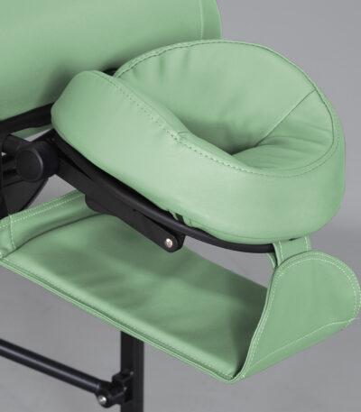 Habys lettino da massaggio pieghevole 70 cm alluminio verde Smart