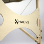 Habys lettino da massaggio pieghevole 70 cm beige Bello One