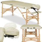 Habys lettino da massaggio pieghevole 70 cm beige Panda