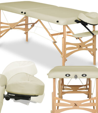 Habys lettino da massaggio pieghevole 70 cm beige Panda
