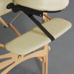 Habys lettino da massaggio pieghevole 70 cm beige Panda