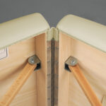 Habys lettino da massaggio pieghevole 70 cm beige Panda