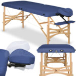 Habys lettino da massaggio pieghevole 70 cm blu Panda