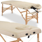 Habys lettino da massaggio pieghevole 70 cm foro viso beige Panda