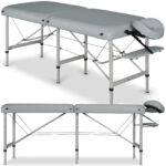 Habys lettino da massaggio pieghevole 70 cm grigio Medmal
