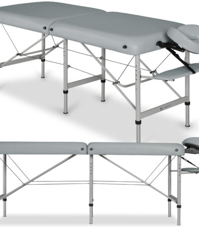 Habys lettino da massaggio pieghevole 70 cm grigio Medmal