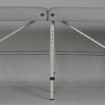 Habys lettino da massaggio pieghevole 70 cm grigio Medmal