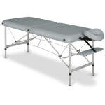 Habys lettino da massaggio pieghevole 70 cm grigio Panda Alu
