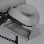 Habys lettino da massaggio pieghevole 70 cm grigio Smart