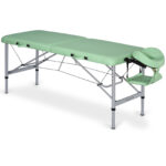 Habys lettino da massaggio pieghevole 70 cm verde Aero Alu