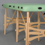 Habys lettino da massaggio pieghevole 70 cm verde Alba