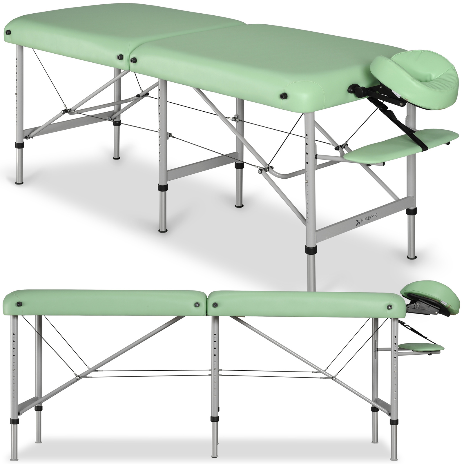 Habys lettino da massaggio pieghevole 70 cm verde Medmal Habys lettino da massaggio pieghevole 70 cm verde Medmal