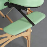 Habys lettino da massaggio pieghevole 70 cm verde Panda Plus