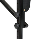 Habys lettino da massaggio pieghevole 75 cm nero Estetic