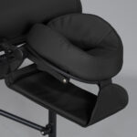 Habys lettino da massaggio pieghevole alluminio nero Smart Alu