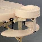 Habys lettino da massaggio pieghevole beige Elza