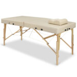 Habys lettino da massaggio pieghevole beige Mila