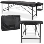 Habys lettino da massaggio portatile 60 cm nero Rico