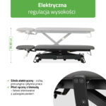 Habys lettino da trattamento elettrico grigio Evero Cross X4