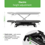 Habys lettino da trattamento elettrico grigio Evero Cross X4 ERGO