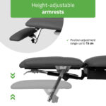 Habys lettino da trattamento elettrico grigio Evero Cross X4 ERGO