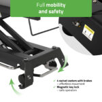 Habys lettino da trattamento elettrico grigio Evero Cross X5 ERGO