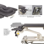 Habys lettino da trattamento elettrico grigio Evero V4 ERGO