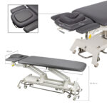 Habys lettino da trattamento elettrico grigio Evero V4 ERGO