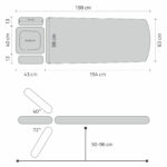 Habys lettino da trattamento elettrico grigio Evero V4 ERGO