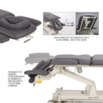 Habys lettino da trattamento elettrico grigio Evero X7 ERGO