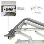 Habys lettino da trattamento elettrico grigio Evero X7 ERGO