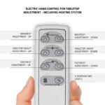 Habys lettino da trattamento elettrico riscaldato beige Libra 4