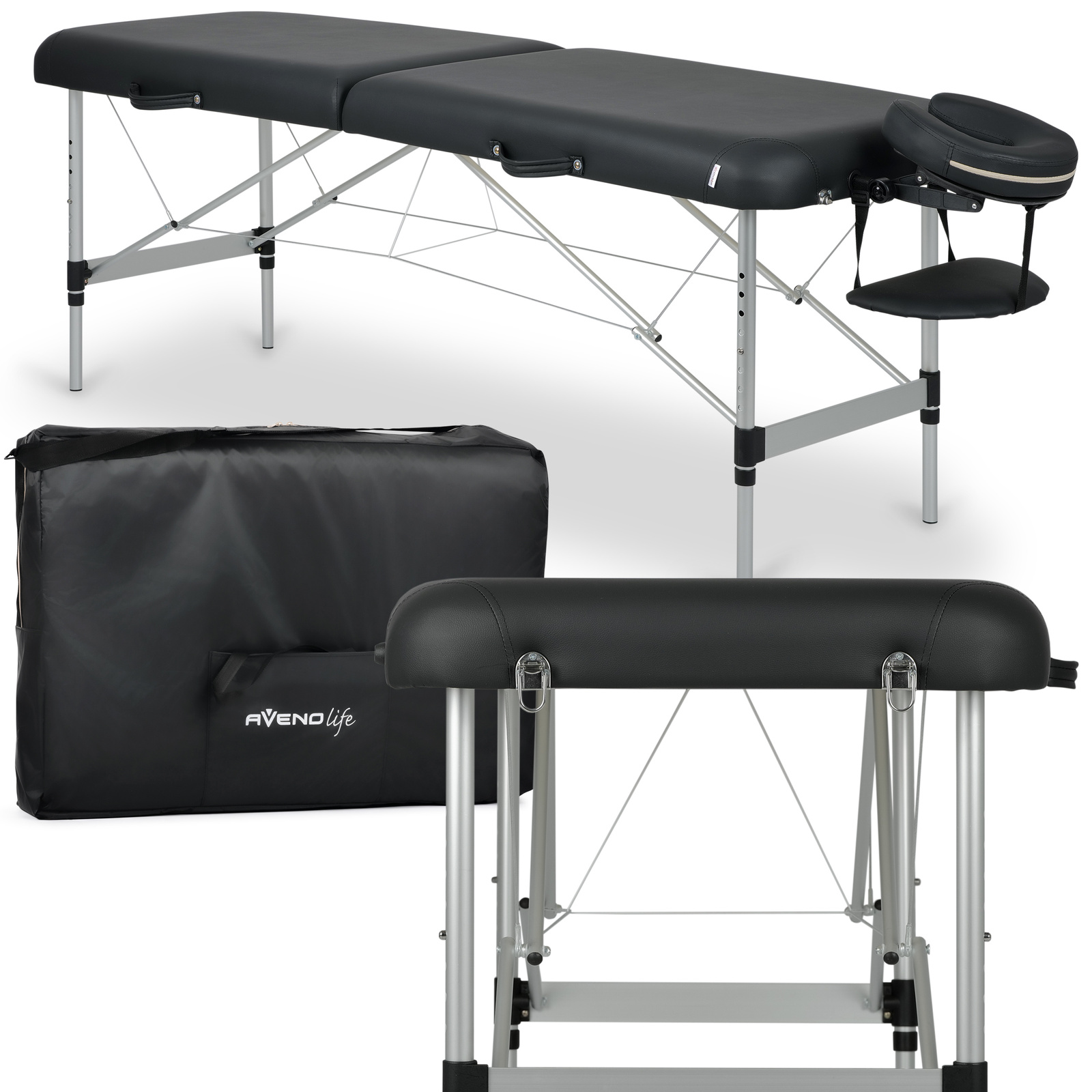 Habys lettino da trattamento pieghevole 65 cm nero Estetic Dark Habys lettino da trattamento pieghevole 65 cm nero Estetic Dark