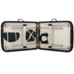 Habys lettino da trattamento pieghevole 65 cm nero Estetic Dark