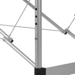 Habys lettino da trattamento pieghevole 65 cm nero Estetic Dark