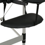 Habys lettino da trattamento pieghevole 65 cm nero Estetic Dark