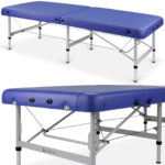 Habys lettino da trattamento pieghevole extra large blu