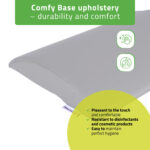 Habys mezzo rullo lombare 40 cm grigio K522