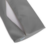 Habys mezzo rullo lombare 40x25x5 cm morbido grigio