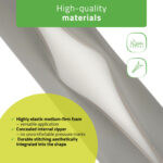 Habys mezzo rullo massaggio 60 cm grigio