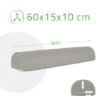 Habys mezzo rullo massaggio 60 cm grigio